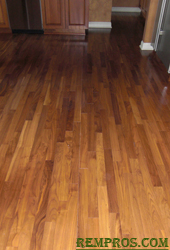 hardwood floor installed